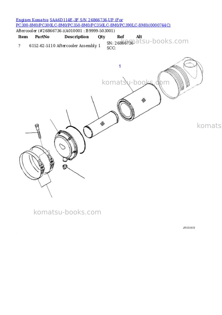 Komatsu saa6d114e-3f s/n 26866736-up for pc300-8m0/pc300lc-8m0/pc350-8m0/pc350lc-8m0/pc390lc-8m0 Parts catalog cover Page 9 Komatsu saa6d114e-3f s/n 26866736-up for pc300-8m0/pc300lc-8m0/pc350-8m0/pc350lc-8m0/pc390lc-8m0 Parts catalog cover Page 9