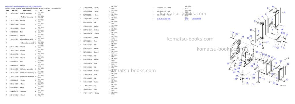 Komatsu pc88mr-10 s/n 7001-up Parts catalog cover Page 5 Komatsu pc88mr-10 s/n 7001-up Parts catalog cover Page 5