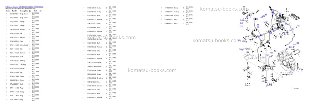 Komatsu d85pxi-18 s/n 22083-up Parts catalog cover Page 7 Komatsu d85pxi-18 s/n 22083-up Parts catalog cover Page 7