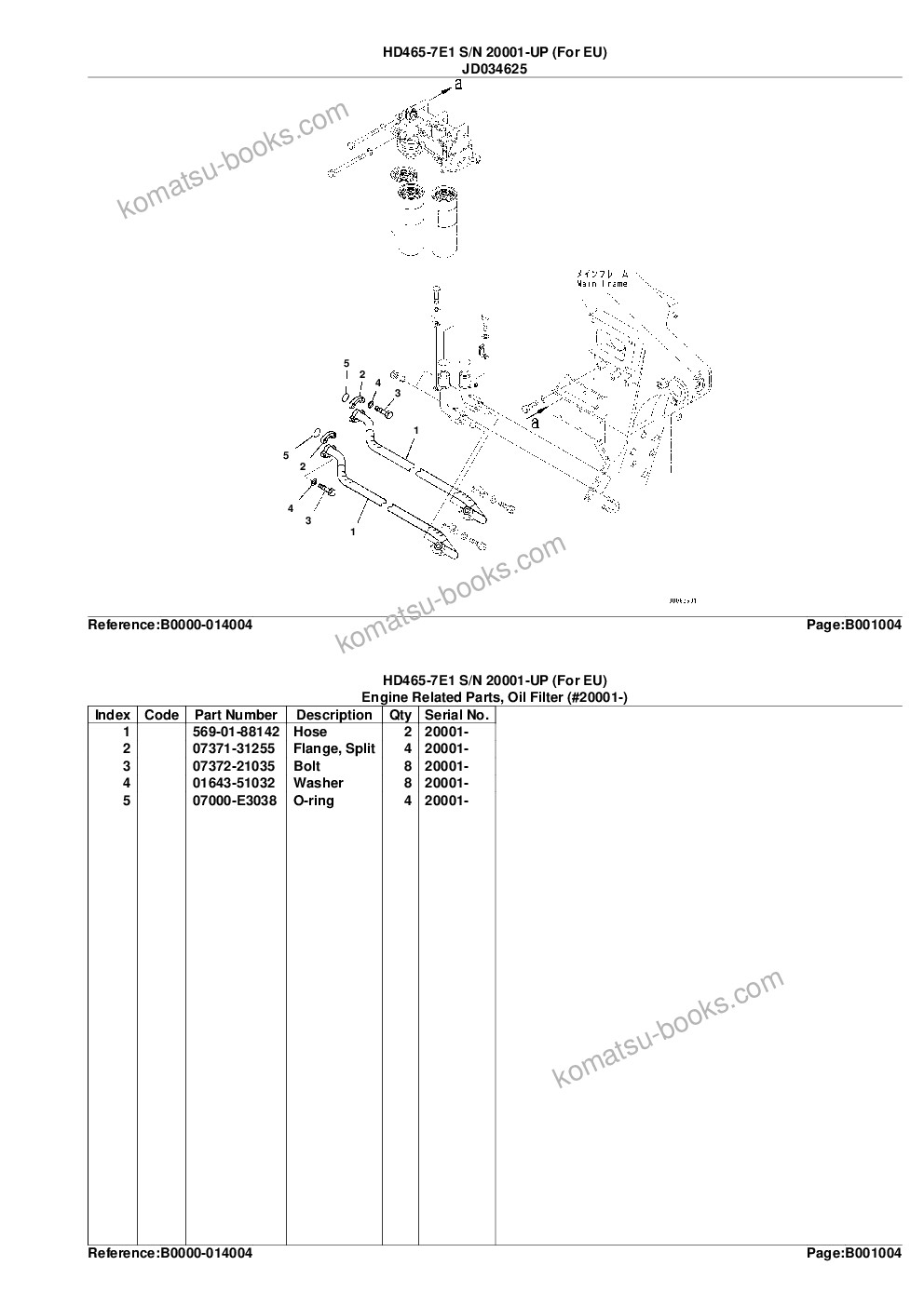 Komatsu hd465-7e1 s/n 20001-up for eu Parts catalog cover Page 8 Komatsu hd465-7e1 s/n 20001-up for eu Parts catalog cover Page 8