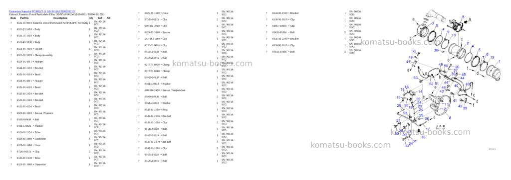 Komatsu pc360lci-11 s/n 90156-up for kal Parts catalog cover Page 8 Komatsu pc360lci-11 s/n 90156-up for kal Parts catalog cover Page 8