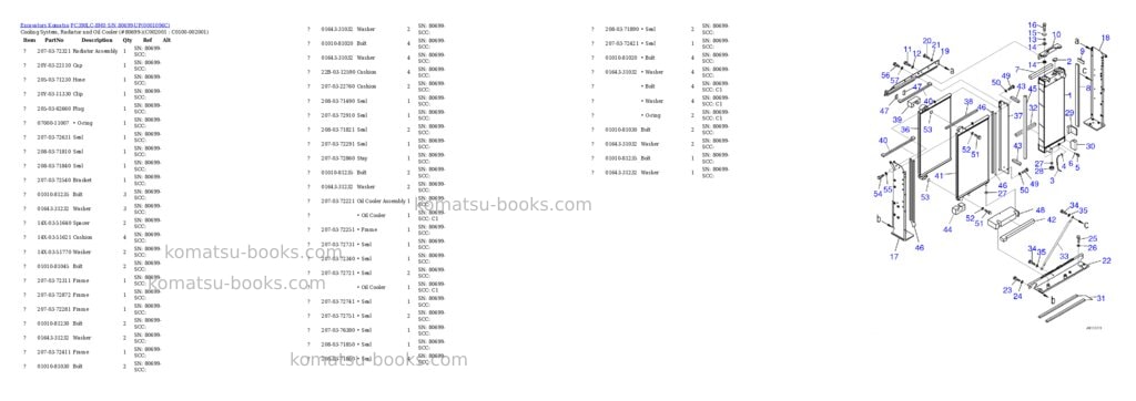 Komatsu pc390lc-8m0 s/n 80699-up Parts catalog cover Page 10 Komatsu pc390lc-8m0 s/n 80699-up Parts catalog cover Page 10