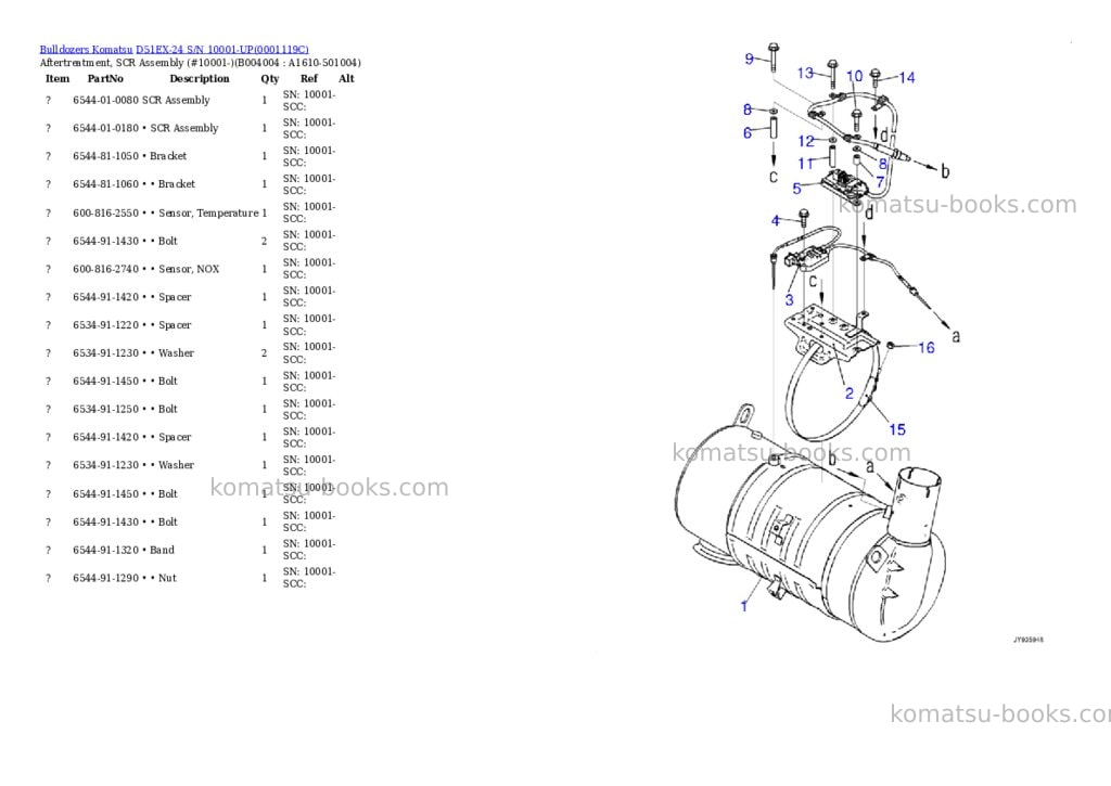 Komatsu d51ex-24 s/n 10001-up Parts catalog cover Page 7