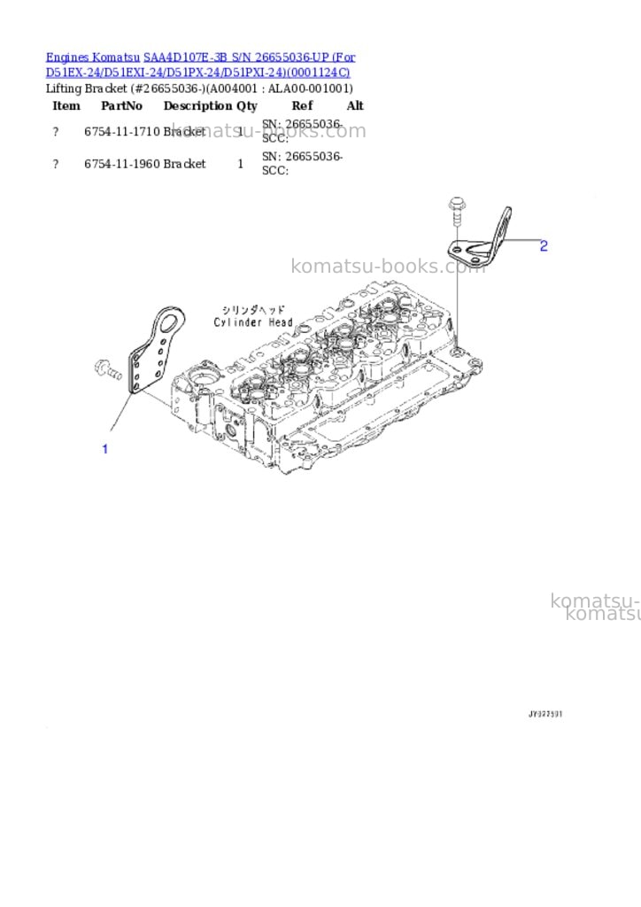 Komatsu saa4d107e-3b s/n 26655036-up for d51ex-24/d51exi-24/d51px-24/d51pxi-24 Parts catalog cover Page 3 Komatsu saa4d107e-3b s/n 26655036-up for d51ex-24/d51exi-24/d51px-24/d51pxi-24 Parts catalog cover Page 3
