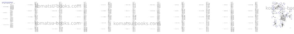 Komatsu PC78USI-10 S/N 33279-40999 Parts catalog cover Page 2
