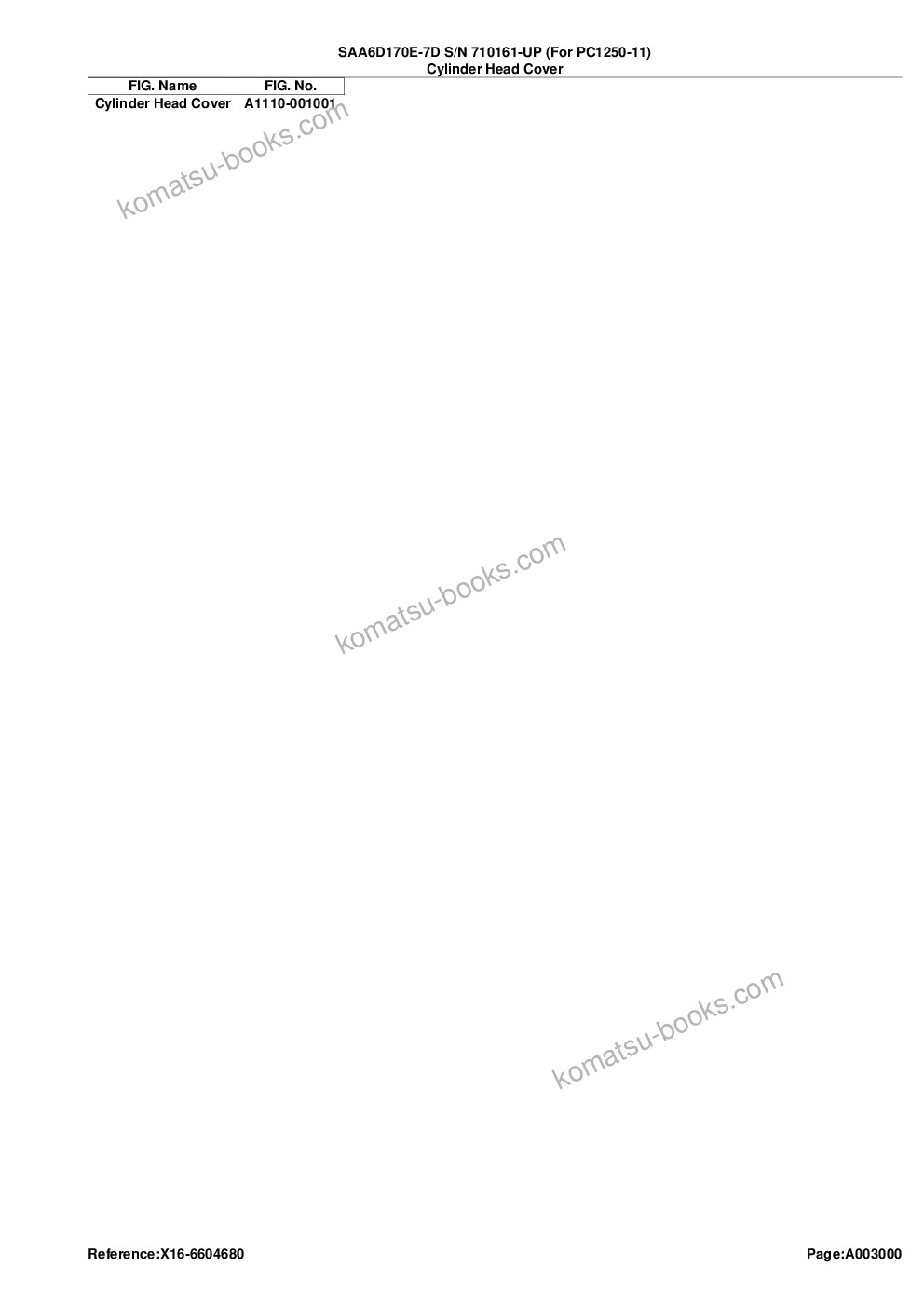 Komatsu saa6d170e-7d s/n 710161-up for pc1250-11 Parts catalog cover Page 8 Komatsu saa6d170e-7d s/n 710161-up for pc1250-11 Parts catalog cover Page 8