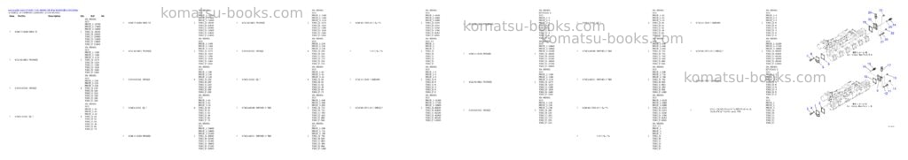 Komatsu SAA12V140E-7 S/N 900001-UP (For WA900-8R/) Parts catalog cover Page 7 Komatsu SAA12V140E-7 S/N 900001-UP (For WA900-8R/) Parts catalog cover Page 7