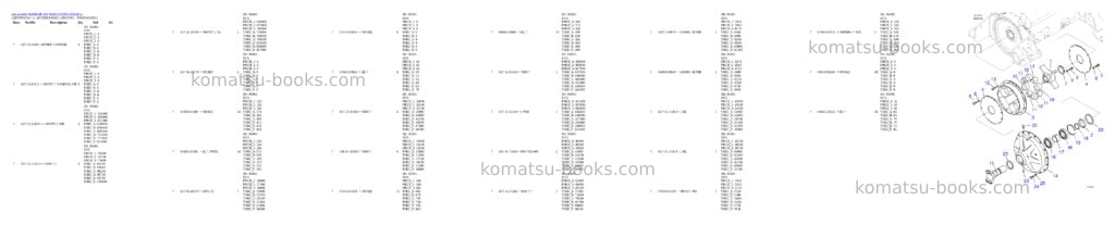Komatsu WA900-8R S/N 95001-95999 Parts catalog cover Komatsu WA900-8R S/N 95001-95999 Parts catalog cover