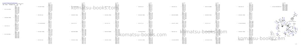 Komatsu WA900-8R S/N 95001-95999 Parts catalog cover Page 10 Komatsu WA900-8R S/N 95001-95999 Parts catalog cover Page 10