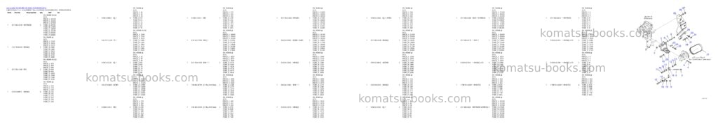 Komatsu WA900-8R S/N 95001-95999 Parts catalog cover Page 3 Komatsu WA900-8R S/N 95001-95999 Parts catalog cover Page 3
