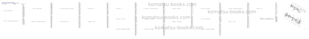 Komatsu PC25MR-5 S/N 25001-25999 Parts catalog cover Page 9