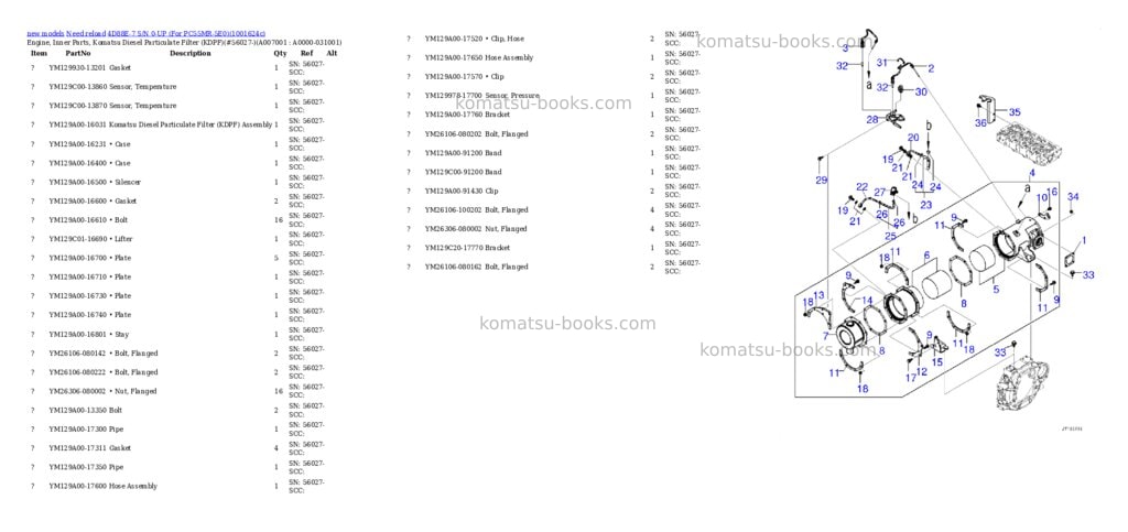 Komatsu 4D88E-7 S/N 0-UP (For PC55MR-5E0) Parts catalog cover Page 7 Komatsu 4D88E-7 S/N 0-UP (For PC55MR-5E0) Parts catalog cover Page 7