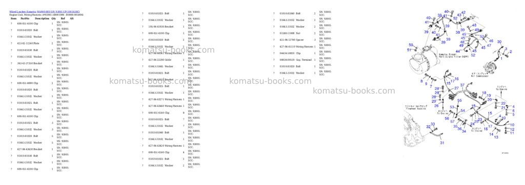 Komatsu WA900-8E0 S/N 93001-UP Parts catalog cover Page 5