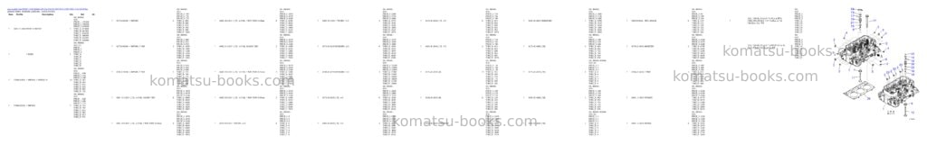 Komatsu SAA3D95E-1 S/N 900001-UP (For BA100-3/PC78US-11/PC78UU-11) Parts catalog cover