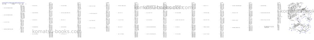 Komatsu SAA3D95E-1 S/N 900001-UP (For BA100-3/PC78US-11/PC78UU-11) Parts catalog cover Page 10
