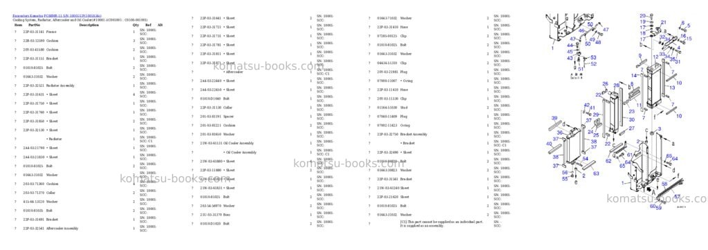 Komatsu PC88MR-11 S/N 10001-UP Parts catalog cover Page 5 Komatsu PC88MR-11 S/N 10001-UP Parts catalog cover Page 5