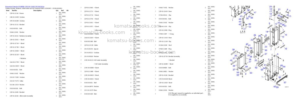 Komatsu PC88MR-11E0 S/N 10001-UP Parts catalog cover Komatsu PC88MR-11E0 S/N 10001-UP Parts catalog cover