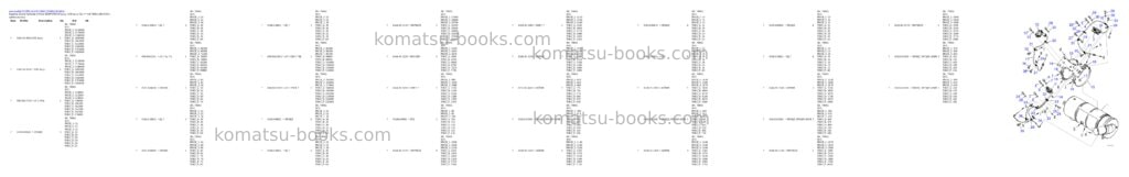 Komatsu D71PXI-24 S/N 70002-73999 Parts catalog cover Page 3