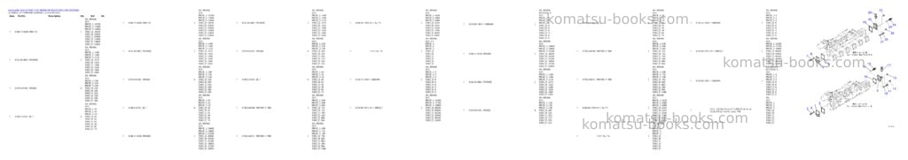 Komatsu SAA12V140E-7 S/N 900006-UP (For PC2000-11R) Parts catalog cover Page 10 Komatsu SAA12V140E-7 S/N 900006-UP (For PC2000-11R) Parts catalog cover Page 10