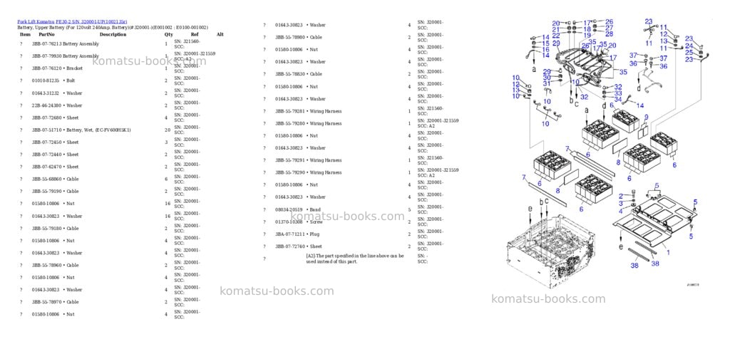 Komatsu FE30-2 S/N 320001-UP Parts catalog cover Komatsu FE30-2 S/N 320001-UP Parts catalog cover