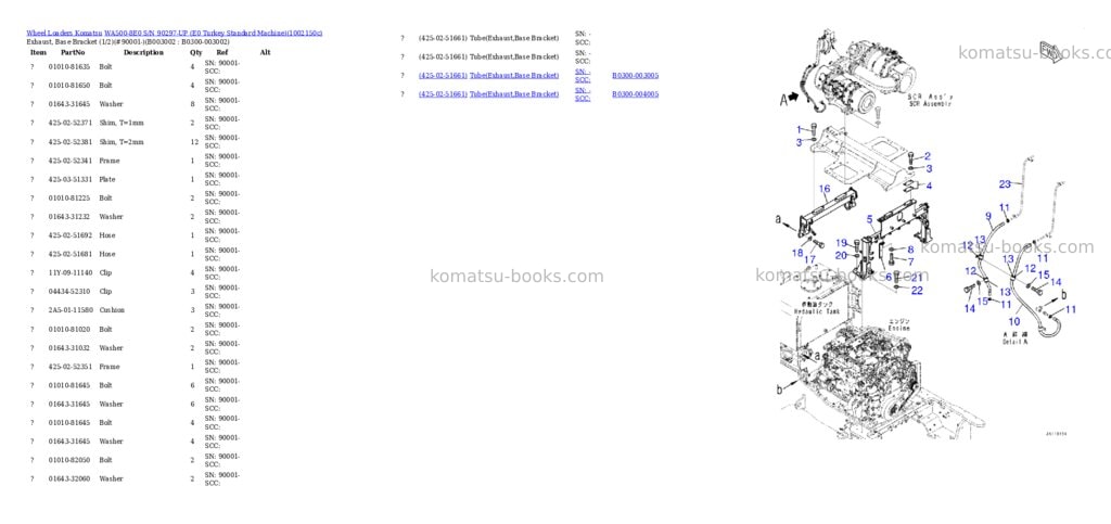 Komatsu WA500-8E0 S/N 90297-UP (E0 Turkey Standard Machine) Parts catalog cover Page 8