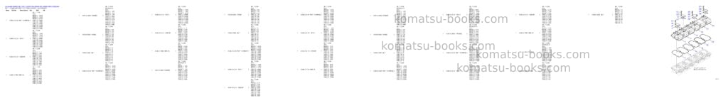 Komatsu SAA6D170E-7 S/N 712259-UP (For HD465-10E1/HD605-10E1/) Parts catalog cover Page 3 Komatsu SAA6D170E-7 S/N 712259-UP (For HD465-10E1/HD605-10E1/) Parts catalog cover Page 3