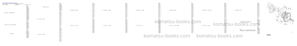 Komatsu PC210LC-12 S/N 800001-UP Parts catalog cover Komatsu PC210LC-12 S/N 800001-UP Parts catalog cover
