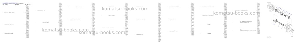 Komatsu PC210LC-12 S/N 800001-UP Parts catalog cover Page 3 Komatsu PC210LC-12 S/N 800001-UP Parts catalog cover Page 3