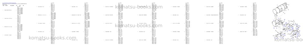 Komatsu GD675-6 S/N 62001-UP Parts catalog cover Page 3 Komatsu GD675-6 S/N 62001-UP Parts catalog cover Page 3
