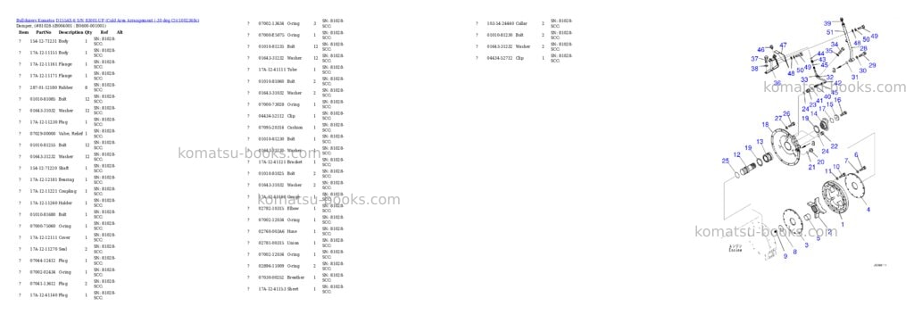 Komatsu D155AX-6 S/N 83001-UP (Cold Area Arrangement (-30 deg C)) Parts catalog cover Page 5 Komatsu D155AX-6 S/N 83001-UP (Cold Area Arrangement (-30 deg C)) Parts catalog cover Page 5