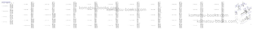 Komatsu D85EX-18 S/N 26001-UP Parts catalog cover Page 8