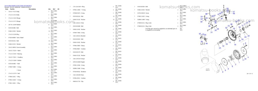 Komatsu D85EXI-18 S/N 26001-UP Parts catalog cover Page 9