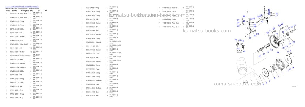 Komatsu D85PX-18E0 S/N 26001-UP Parts catalog cover Page 8 Komatsu D85PX-18E0 S/N 26001-UP Parts catalog cover Page 8