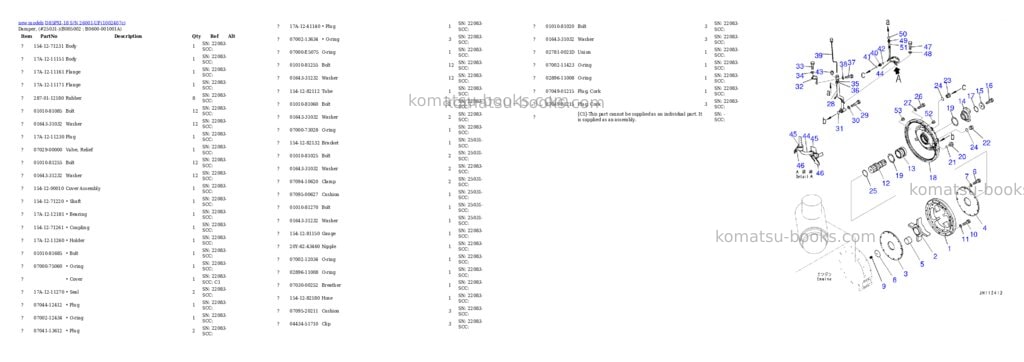 Komatsu D85PXI-18 S/N 26001-UP Parts catalog cover Page 9 Komatsu D85PXI-18 S/N 26001-UP Parts catalog cover Page 9