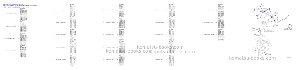 Komatsu WR12-8 S/N 66001-UP Parts catalog cover Page 4