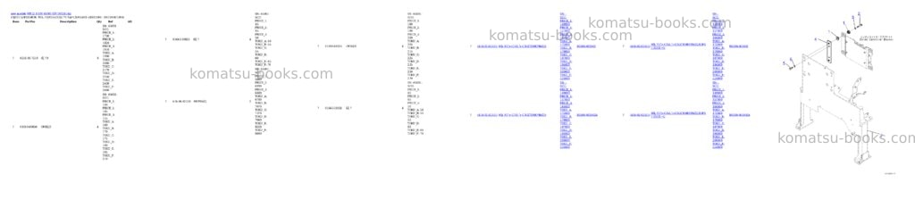 Komatsu WR12-8 S/N 66001-UP Parts catalog cover Page 5