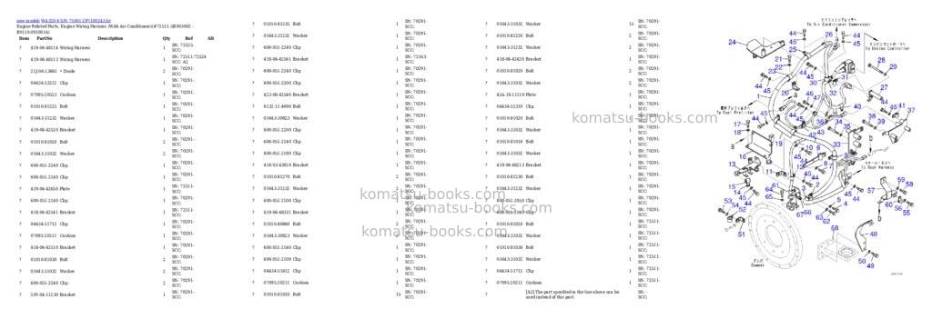 Komatsu WA320-6 S/N 75001-UP Parts catalog cover Page 5
