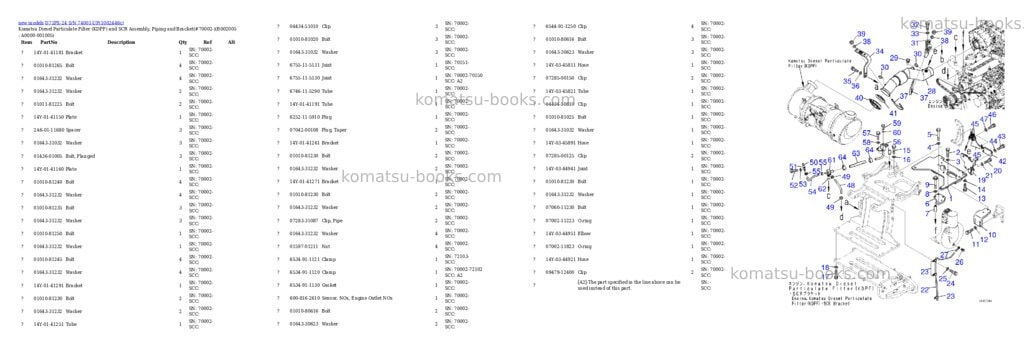 Komatsu D71PX-24 S/N 74001-UP Parts catalog cover Page 10