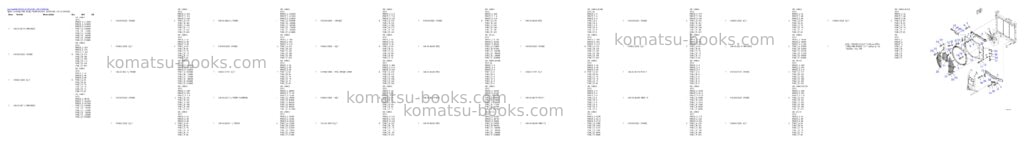 Komatsu HD325-8 S/N 51001-UP Parts catalog cover Page 10 Komatsu HD325-8 S/N 51001-UP Parts catalog cover Page 10