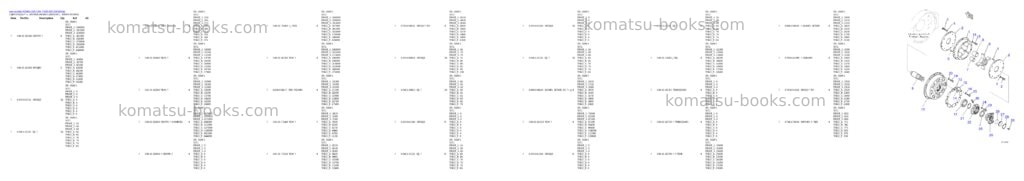 Komatsu HD465-10E1 S/N 75001-UP Parts catalog cover Komatsu HD465-10E1 S/N 75001-UP Parts catalog cover