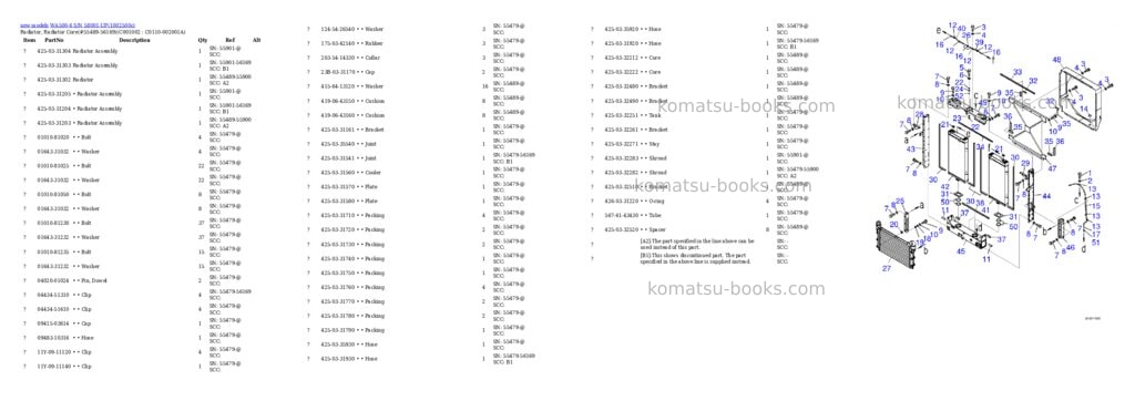 Komatsu WA500-6 S/N 58001-UP Parts catalog cover Page 7