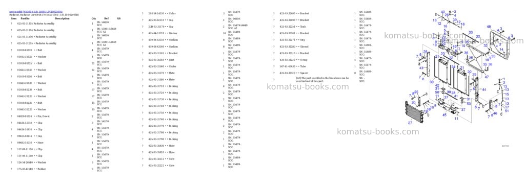 Komatsu WA500-6 S/N 58001-UP Parts catalog cover Page 8