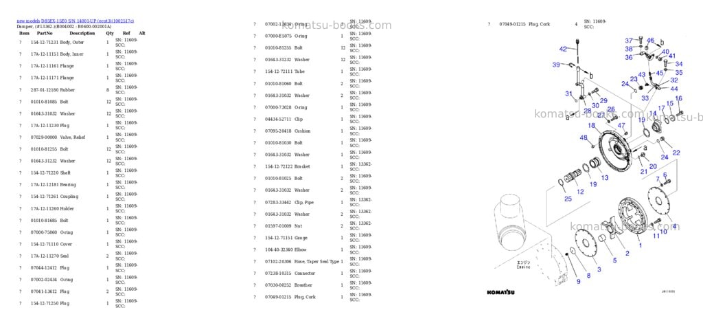 Komatsu D85EX-15E0 S/N 14001-UP (ecot3) Parts catalog cover Page 5
