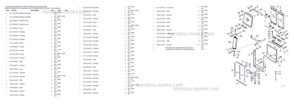 Komatsu WA480-6R S/N 17001-UP (EGR Less Spec.) Parts catalog cover Page 8