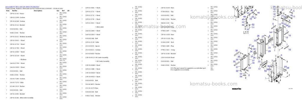 Komatsu PC78US-11E0 S/N 56001-UP Parts catalog cover Page 6 Komatsu PC78US-11E0 S/N 56001-UP Parts catalog cover Page 6