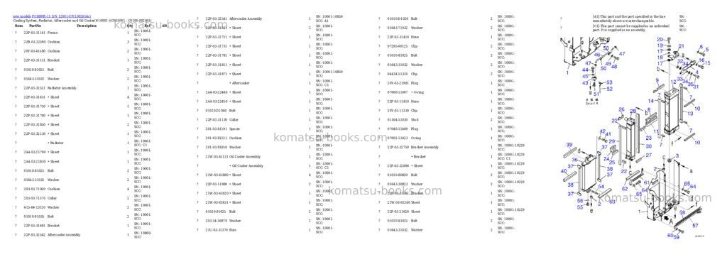 Komatsu PC88MR-11 S/N 12001-UP Parts catalog cover Page 6 Komatsu PC88MR-11 S/N 12001-UP Parts catalog cover Page 6