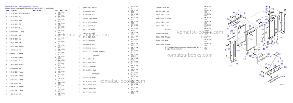 Komatsu PC390LC-8M0 S/N 85001-UP Parts catalog cover Page 3 Komatsu PC390LC-8M0 S/N 85001-UP Parts catalog cover Page 3