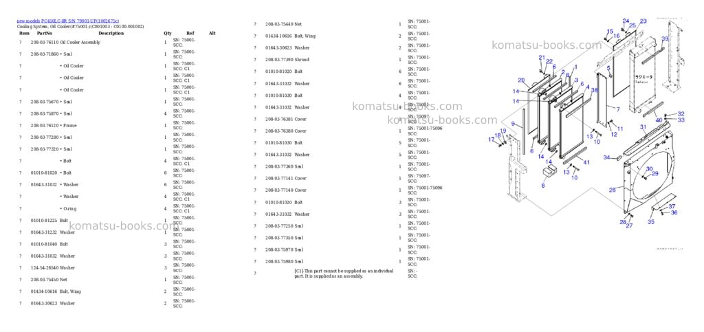 Komatsu PC450LC-8R S/N 79001-UP Parts catalog cover Page 7 Komatsu PC450LC-8R S/N 79001-UP Parts catalog cover Page 7