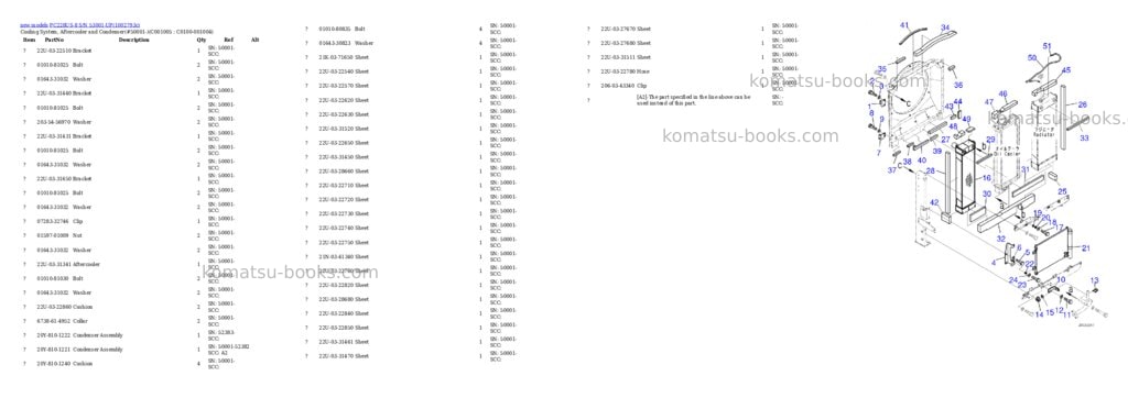 Komatsu PC228US-8 S/N 53001-UP Parts catalog cover Page 8 Komatsu PC228US-8 S/N 53001-UP Parts catalog cover Page 8