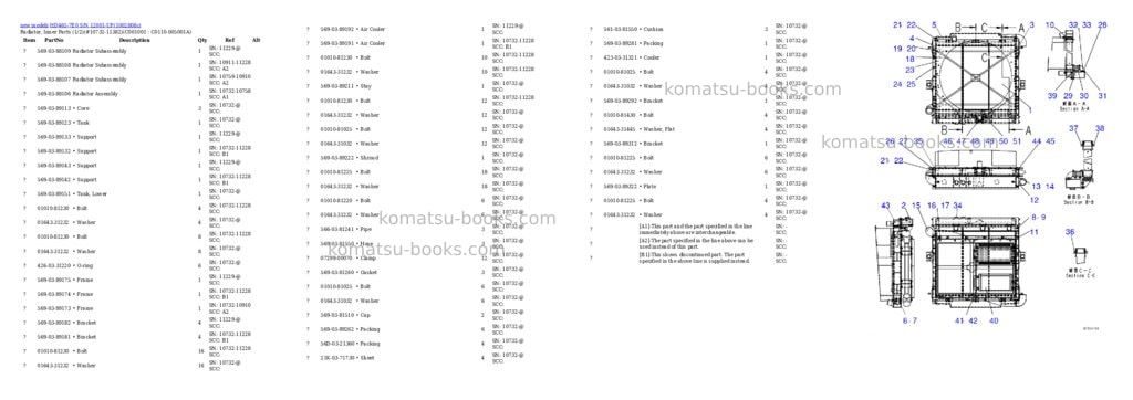 Komatsu HD465-7E0 S/N 12001-UP Parts catalog cover Page 10 Komatsu HD465-7E0 S/N 12001-UP Parts catalog cover Page 10